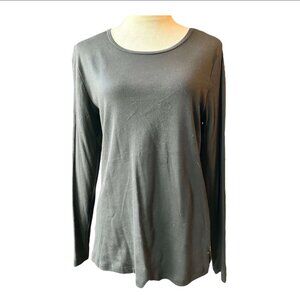 Time and Tru Black Pull-On Shirt (835-4)